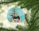 Alaskan Malamute Christmas Ornament - Round Ceramic Ornament – Artist-Designed Keepsake Decoration BB8486CO1