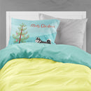 Alaskan Malamute Christmas Fabric Standard Pillowcase – Artistic Decorative Front, White Back BB8486PILLOWCASE