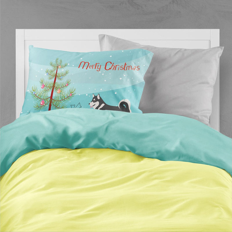 Alaskan Malamute Christmas Fabric Standard Pillowcase BB8486PILLOWCASE