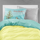 German Shepherd Christmas Standard Pillowcase Lightweight Super Soft Easy Care Decorative Artwork Pillowcase, Standard