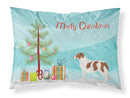 Aidi Atlas Mountain Dog Christmas Fabric Standard Pillowcase – Artistic Decorative Front, White Back BB8496PILLOWCASE