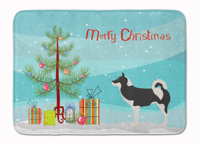 Greenland Dog Christmas Machine Washable Memory Foam Mat BB8500RUG