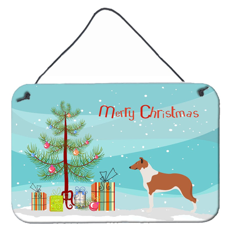 Smooth Collie Christmas Wall or Door Hanging Prints BB8504DS812