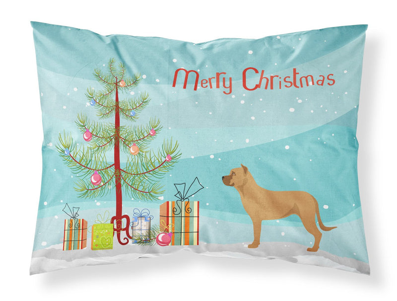 Alano Espanol Spanish Bulldog Christmas Fabric Standard Pillowcase BB8506PILLOWCASE