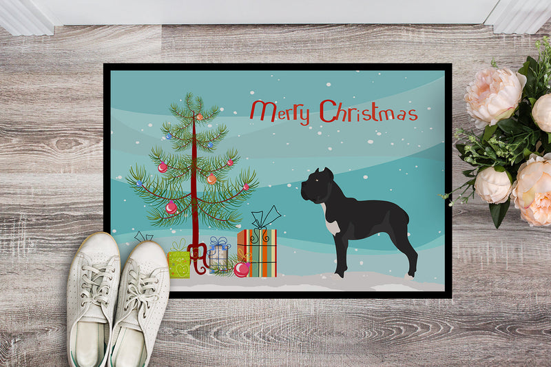 Cane Corso Christmas Doormat - 24x36 Decorative Floor Mat – Indoor/Outdoor Rug with Artistic Flair BB8507JMAT