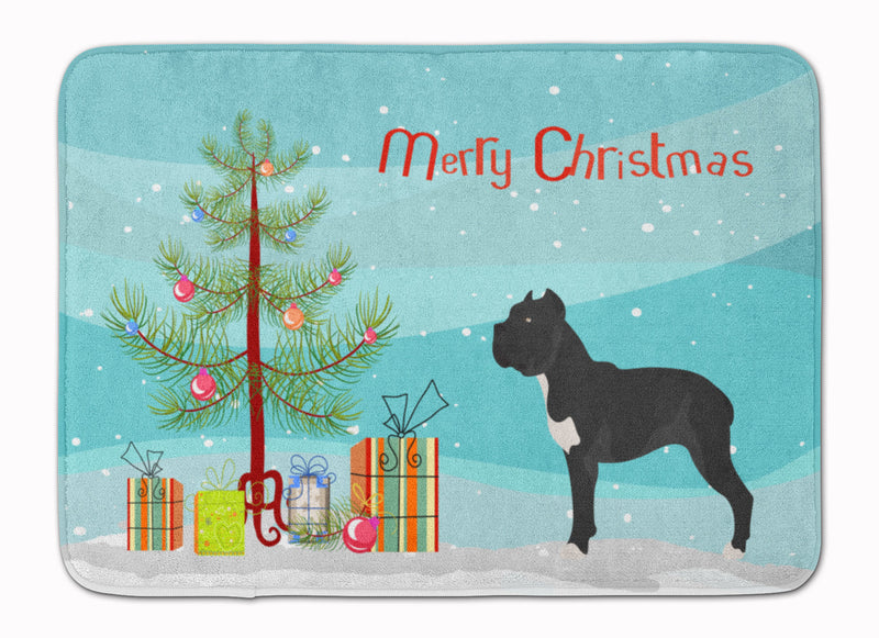 Cane Corso Christmas Machine Washable Memory Foam Mat BB8507RUG