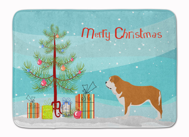 Mastin Epanol Spanish Mastiff Christmas Machine Washable Memory Foam Mat BB8511RUG