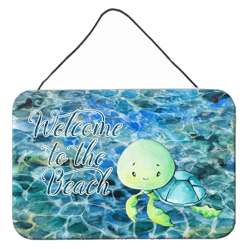 Sea Turtle Welcome Wall or Door Hanging Prints BB8520DS812