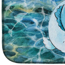 Blue Fish Dish Drying Mat – Absorbent, Artistic Kitchen Essentials BB8524DDM