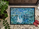 Blue Fish Doormat - 24x36 Decorative Floor Mat – Indoor/Outdoor Rug with Artistic Flair BB8524JMAT