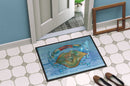Blue Crab Doormat - 24x36 Decorative Floor Mat – Indoor/Outdoor Rug with Artistic Flair BB8527JMAT