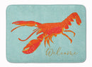 Lobster Welcome Memory Foam Kitchen Mat Machine Washable Anti-Fatigue Cushion Comfort Bath or Kitchen Rug