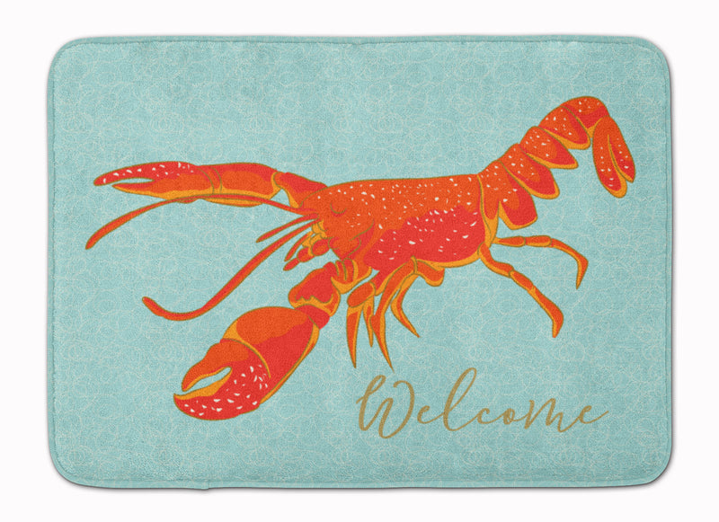 Lobster Welcome Machine Washable Memory Foam Mat BB8534RUG