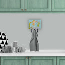 Mermaid Underwater Scene Leash or Key Holder Wall Hooks, Coat Rack Wall Mount, for Hanging Keys, Towels, Aprons, Leashes