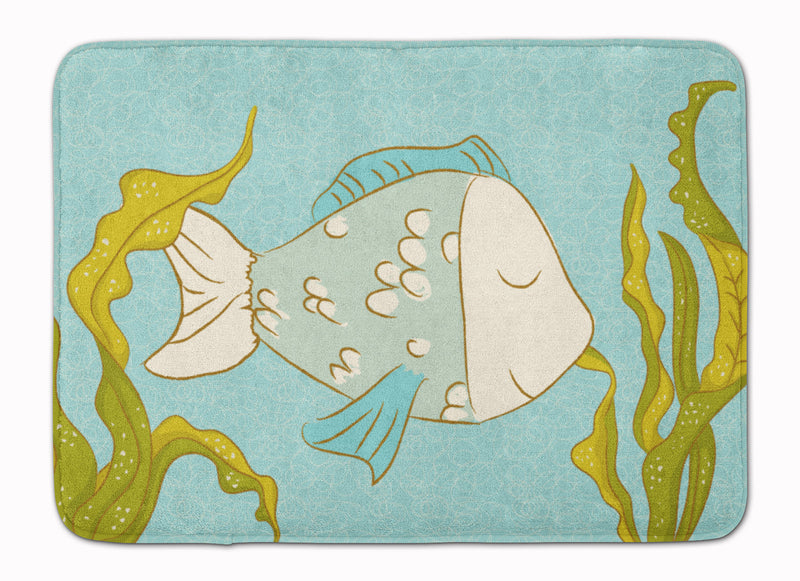 Blue Fish Machine Washable Memory Foam Mat BB8545RUG