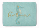 Seahorse Welcome Memory Foam Kitchen Mat Machine Washable Anti-Fatigue Cushion Comfort Bath or Kitchen Rug