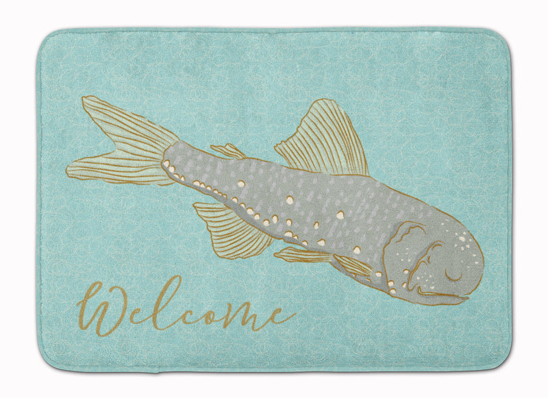 Fish Welcome Machine Washable Memory Foam Mat BB8550RUG