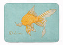 Gold Fish Welcome Memory Foam Kitchen Mat Machine Washable Anti-Fatigue Cushion Comfort Bath or Kitchen Rug