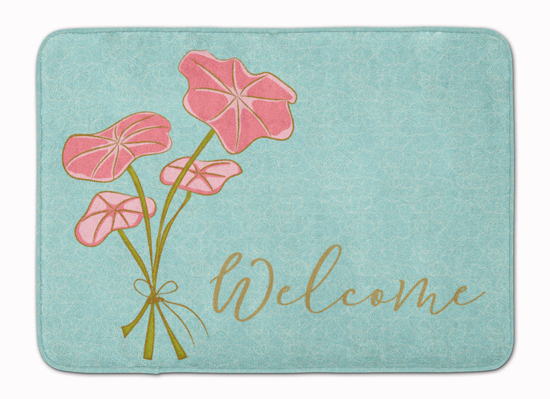 Bunch of Flowers Welcome Machine Washable Memory Foam Mat BB8554RUG