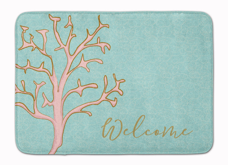 Coral Welcome Machine Washable Memory Foam Mat BB8556RUG