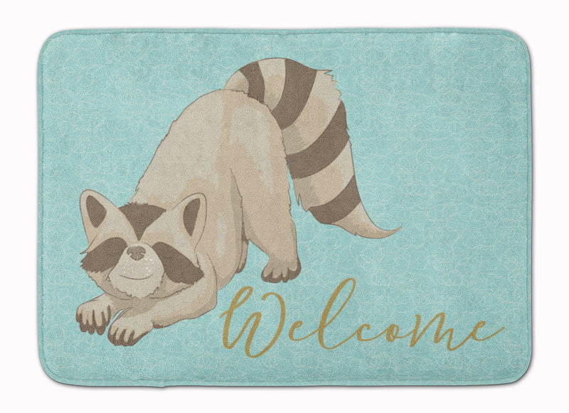 Raccoon Welcome Machine Washable Memory Foam Mat BB8560RUG