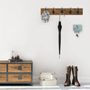 Raccoon Welcome Leash or Key Holder Wall Hooks, Coat Rack Wall Mount, for Hanging Keys, Towels, Aprons, Leashes