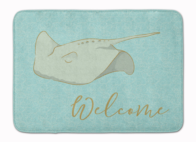 Sting Ray Welcome Machine Washable Memory Foam Mat BB8561RUG