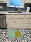 Frog Welcome Memory Foam Kitchen Mat Machine Washable Anti-Fatigue Cushion Comfort Bath or Kitchen Rug