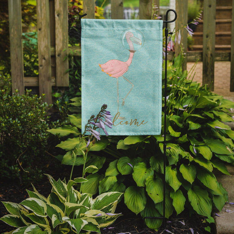 Flamingo Underwater Welcome Flag Garden Size BB8565GF