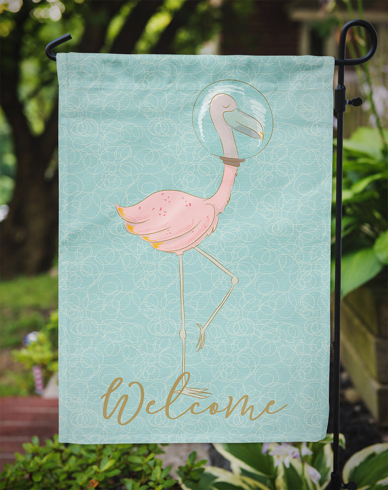 Flamingo Underwater Welcome Flag Garden Size BB8565GF