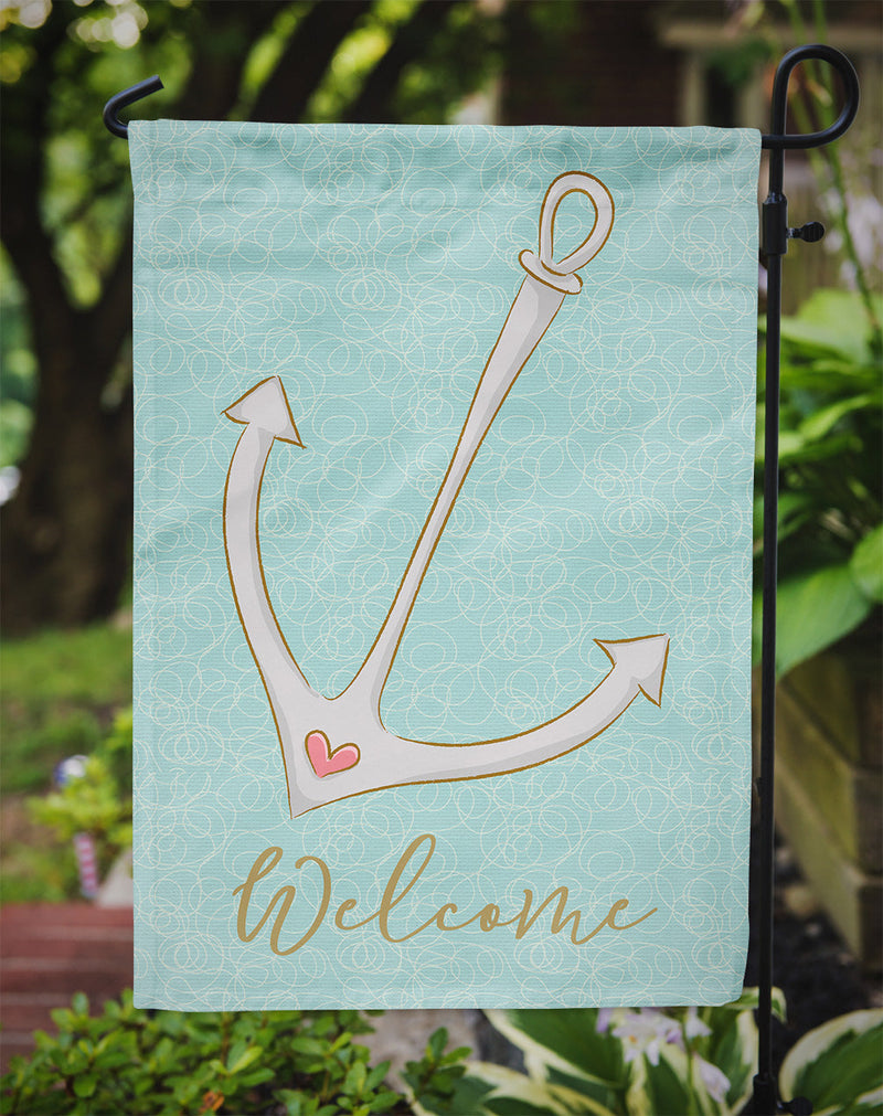 Anchor Welcome Garden Flag - Outdoor Decorative Yard Flag BB8566GF