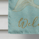 Mermaid House Flag 28x40 Porch Sleeve Pole Decorative Outside Yard Banner Artwork Wall Hanging, Polyester