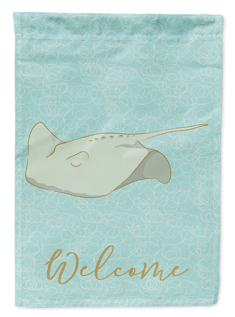 Sting Ray Welcome Flag Garden Size BB8571GF