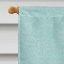 Blue Fish Welcome Flag Canvas House Size BB8578CHF