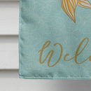 Gold Fish House Flag 28x40 Porch Sleeve Pole Decorative Outside Yard Banner Artwork Wall Hanging, Polyester