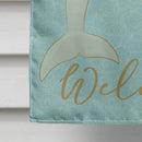 Dolphin House Flag 28x40 Porch Sleeve Pole Decorative Outside Yard Banner Artwork Wall Hanging, Polyester