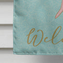 Coral House Flag 28x40 Porch Sleeve Pole Decorative Outside Yard Banner Artwork Wall Hanging, Polyester