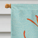 Lobster House Flag 28x40 Porch Sleeve Pole Decorative Outside Yard Banner Artwork Wall Hanging, Polyester
