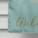 Whale House Flag 28x40 Porch Sleeve Pole Decorative Outside Yard Banner Artwork Wall Hanging, Polyester