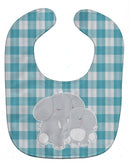Elephants Baby Bib Easy-Clean Baby Bib Baby Feeding Accessory Baby Mealtime Essential, 10 x 13, Multicolor