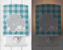 Elephants Ceramic Night Light Compact, UL-Certified, Ideal for Bedroom, Bathroom, Nursery, Hallway, Kitchen, 6x4x3, Multicolor