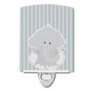 Elephant Al Ceramic Night Light Compact, UL-Certified, Ideal for Bedroom, Bathroom, Nursery, Hallway, Kitchen, 6x4x3, Multicolor