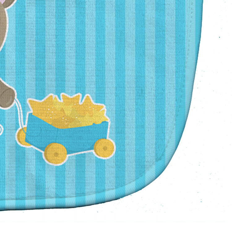 Baby Boy Bear Wagon Baby Bib BB8618BIB