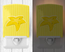 Starfish Ceramic Night Light Compact, UL-Certified, Ideal for Bedroom, Bathroom, Nursery, Hallway, Kitchen, 6x4x3, Multicolor