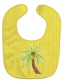 Palm Tree Baby Bib Easy-Clean Baby Bib Baby Feeding Accessory Baby Mealtime Essential, 10 x 13, Multicolor