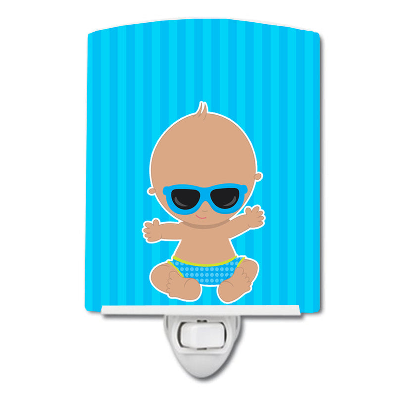 Beach Baby Boy Sunglasses Ceramic Night Light BB8652CNL