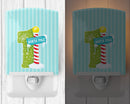 Christmas Month 1 Ceramic Night Light Compact, UL-Certified, Ideal for Bedroom, Bathroom, Nursery, Hallway, Kitchen, 6x4x3, Multicolor