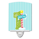 Christmas Month 1 Ceramic Night Light Compact, UL-Certified, Ideal for Bedroom, Bathroom, Nursery, Hallway, Kitchen, 6x4x3, Multicolor