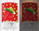 Christmas Month 2 Ceramic Night Light Compact, UL-Certified, Ideal for Bedroom, Bathroom, Nursery, Hallway, Kitchen, 6x4x3, Multicolor