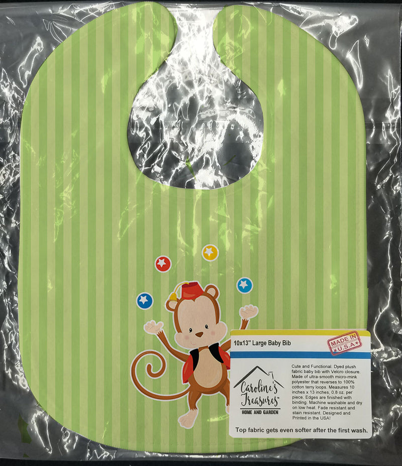 Monkey Juggler Baby Bib BB8696BIB